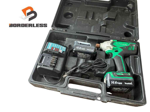 ☆中古品☆ makita マキタ 14.4V 充電式インパクトドライバ M695DWX バッテリー 2個 充電器 ケース コードレス