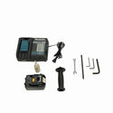 ☆極美品☆ makita マキタ 18V 充電式パンチャー PP200DRG バッテリー1個(18V 6.0Ah) 充電器 油圧式パンチャー コードレス - 10