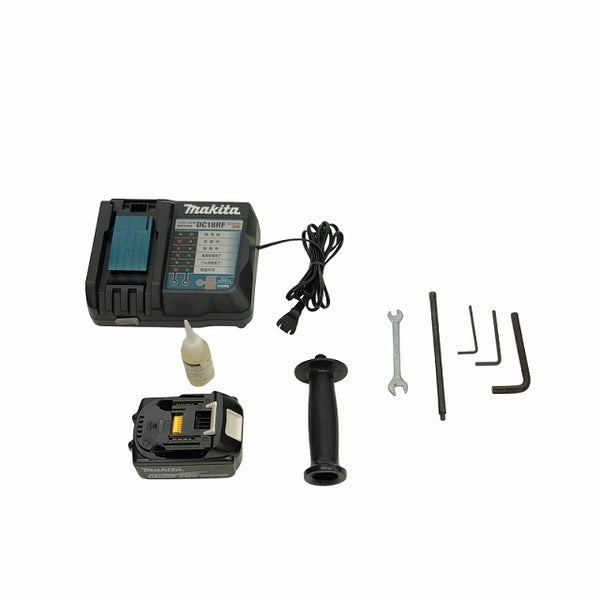 ☆極美品☆ makita マキタ 18V 充電式パンチャー PP200DRG バッテリー1個(18V 6.0Ah) 充電器 油圧式パンチャー コードレス - 10