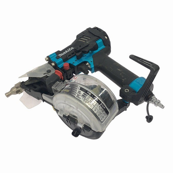 ☆比較的綺麗☆makita マキタ 50mm 高圧 エア釘打機 AN514HM ケース付 エア釘打ち機 ロール釘打機 コイルネイラ135784 - 4