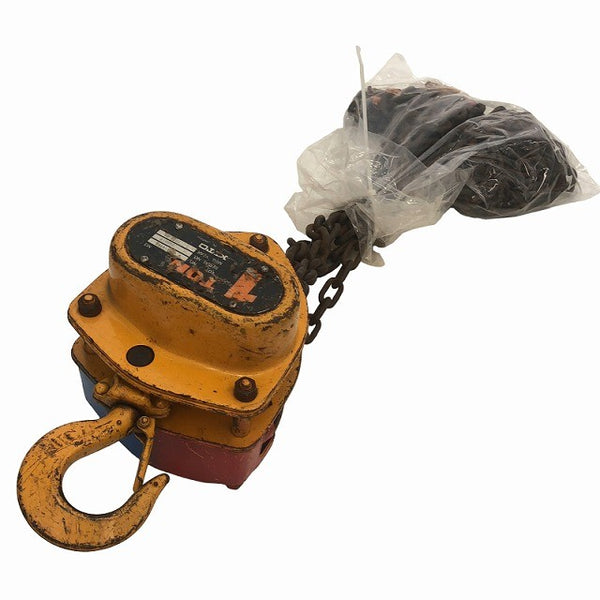 ☆中古品2個セット☆KITO キトー チェーンブロック CB010 M3形 荷重1.0ton/1ton 揚程2.5m 手動式 チェンブロック 吊り具 荷揚げ135816 - 4