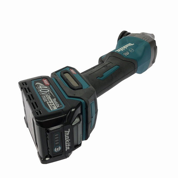 ☆未使用品☆makita マキタ 40Vmax 125mm 充電式ディスクグラインダ GA010GRDX バッテリ2個(2.5Ah) 充電器 ケース付き129742 - 4