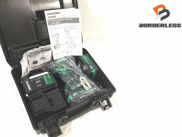 ☆未使用☆HiKOKI ハイコーキ コードレスインパクトドライバ WH18DC(2XPZ) バッテリー2個(BSL36A18X) 充電器 ケース付120391 - 2
