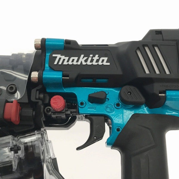 ☆未使用品☆ makita マキタ 高圧 65mm エア釘打機 AN636HM 青/ブルー 本体+パーツ+ケース ねじ/ネジ 釘/クギ117705 - 8