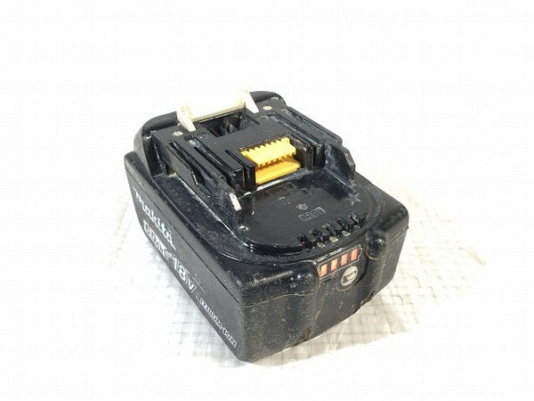 ☆中古品2個セット☆makita マキタ 18V 6.0Ah 純正リチウムイオンバッテリー BL1860B 急速充電対応 残量表示付 雪マーク129162 - 5