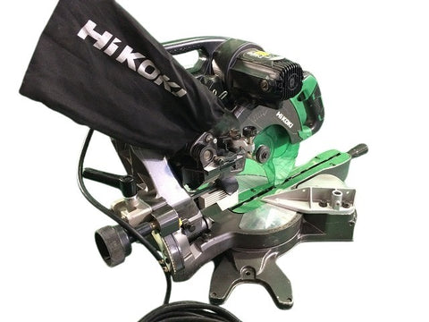 ☆中古品☆ HiKOKI ハイコーキ 190mm 卓上スライド丸のこ C7RSHD ダストバッグ付き レーザーマーカ搭載 切断機 - 0
