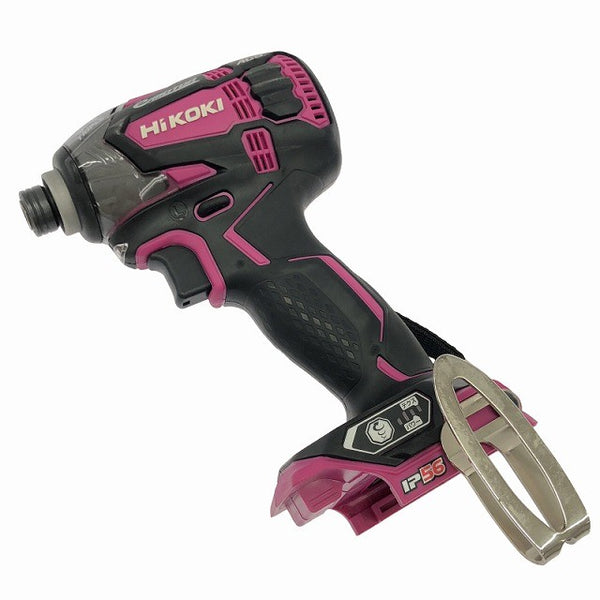 ☆中古比較的綺麗☆HiKOKI ハイコーキ 14.4V コードレスインパクトドライバー WH14DDL2 赤/レッド 本体のみ 充電式 バッテリー式131927 - 2