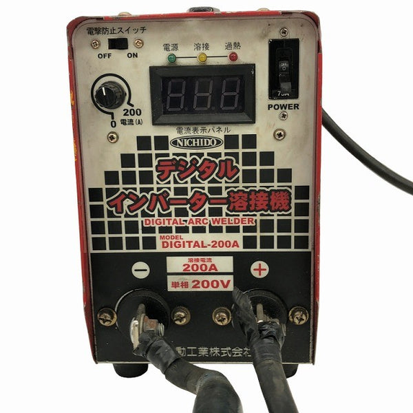 ☆中古品☆NICHIDO 日動工業 200V デジタルインバーター溶接機 DIGITAL-200A 本体 直流溶接機 インバータ溶接機 アーク溶接機125527 - 6