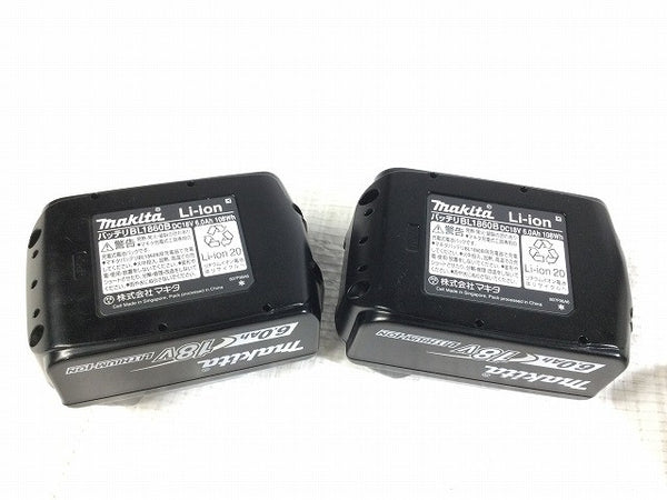 ☆未使用品☆makita マキタ 18V 充電式インパクトレンチ TW700DRGX バッテリー2個(18V 6.0Ah) 充電器 ケース付 コードレス135618 - 9