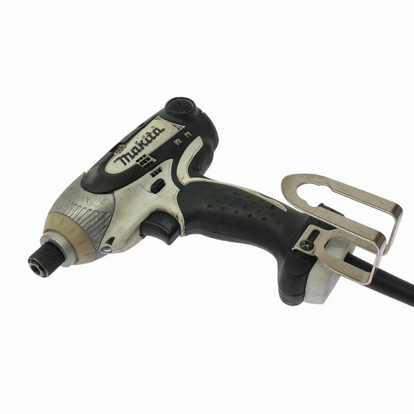 ☆中古品☆makita マキタ 100V インパクトドライバー 6955SPKW 白/ホワイト ケース付 コード式129119 - 4