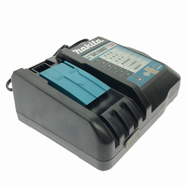 ☆中古美品☆makita マキタ 14.4V/18V 純正 急速充電器 DC18RF ケース付 リチウムイオンバッテリー用 リチウムイオン電池用137202 - 4