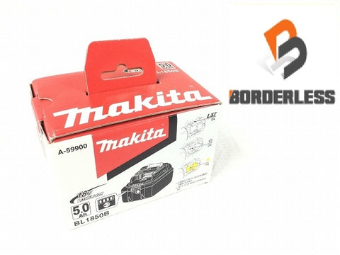 ☆未使用品☆ makita マキタ 18V 5.0Ah  純正リチウムイオンバッテリ BL1850B 残量確認 リチウムイオンバッテリー 蓄電池125743 - 0
