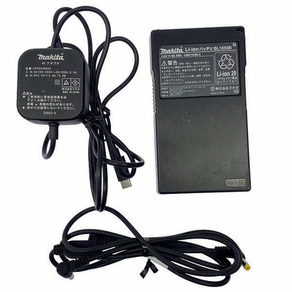 ☆比較的綺麗☆makita マキタ 3.6V 薄型バッテリ BL1055B A-72126 ファンユニット A-72132131183 - 10