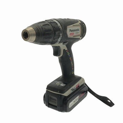 ☆中古品☆Panasonic パナソニック 14.4V/18V 充電ドリルドライバー EZ74A1 本体+バッテリー(14.4V 4.2Ah)+充電器117581 - 0