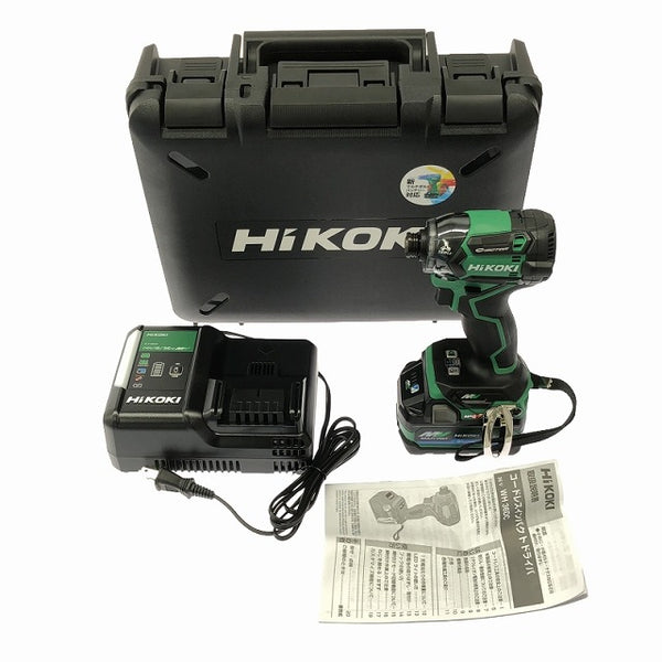 ☆未使用品☆HIKOKI ハイコーキ 36V コードレスインパクトドライバー WH36DC(XPSZ)新マルチボルトバッテリー1個+充電器+ケース - 3