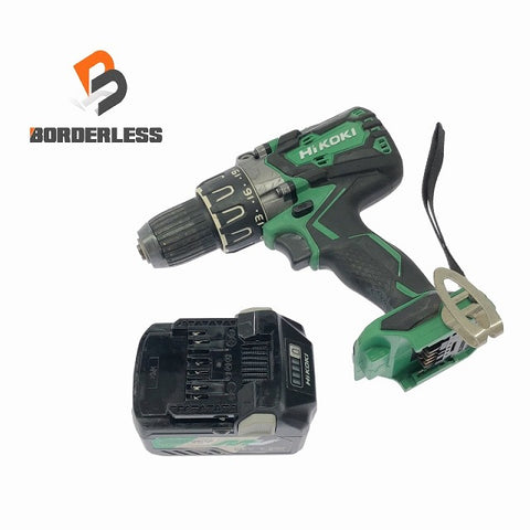 ☆比較的綺麗☆HiKOKI ハイコーキ 36V コードレスドライバドリル DS36DA マルチボルトバッテリー1個(2.5Ah)付 充電式114374