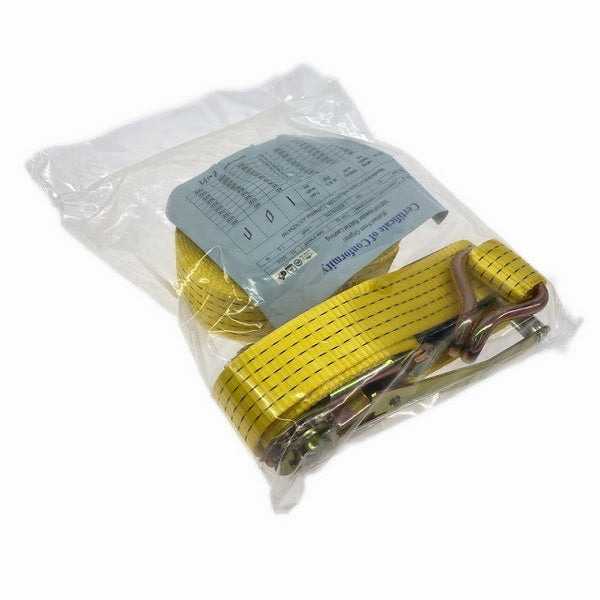 ☆未使用品4個セット☆ラッシングベルト  RTD50-250 荷重2500kg/2.5ton 幅50mm 長さ7.0m ベルトラッシング ベルト荷締機129645 - 3