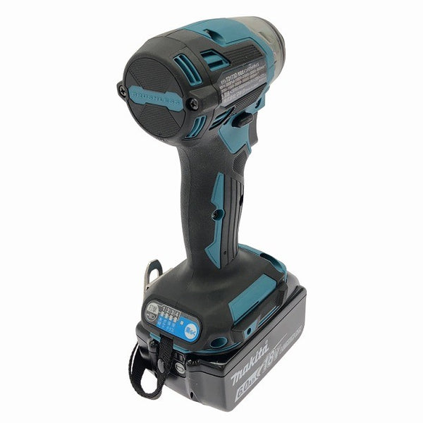 ☆未使用品 バッテリ1個☆makita マキタ 18V 充電式インパクトドライバ TD173D 青/ブルー バッテリー1個(18V 6.0Ah) 充電器135991 - 6