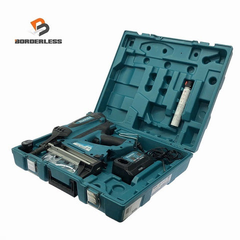 ☆中古品☆makita マキタ 7.2V コンクリート用 ガスピン打ち機 GN420C バッテリ1個(7.2V1.5Ah) 充電器 ケース付 ガスネイラ123141