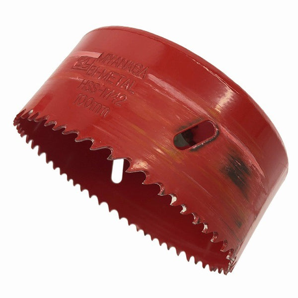 ☆中古セット ミヤナガ 宮永 ダウンライト用 バイメタルホールソー SLPS100 エスロックシャンク SLSKR ホールカッター ホルソー137218 - 6
