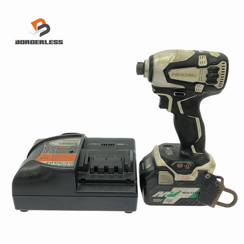 ☆中古品☆HiKOKI ハイコーキ 36V コードレスインパクトドライバー WH36DA バッテリ1個(36V2.5Ah) 充電器 充電式137929