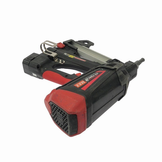 010□ジャンク品□マックス MAX ガスネイラ バッテリ1つ付き GS-725C ※動作