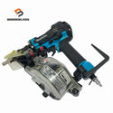 ☆中古品☆ makita マキタ 高圧 50mm エア釘打 AN534H 青/ブルー ロール釘打機 ロール釘打ち機 コイルネイラ エア工具 エアツール129710 - 1