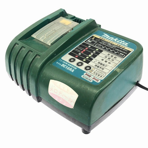 ☆中古品☆makita マキタ 14.4V  純正リチウムイオンバッテリー BL1430 充電器 DC18RA 2点セット 充電池 蓄電池 - 0
