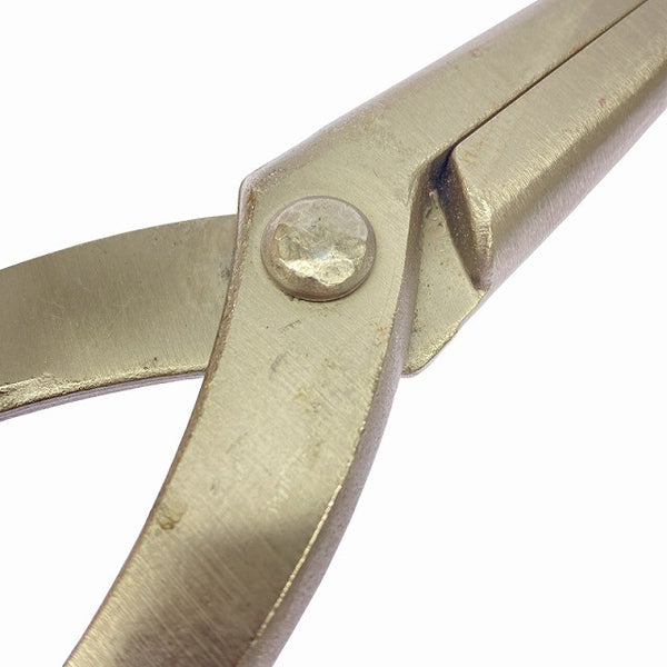 ☆中古品☆直徳 全長約250mm NM 菊シボリ 板金鋏 板金工具 ムーングリップ128779 - 8