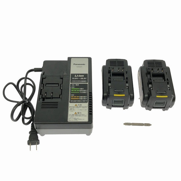 ☆中古品 限定色 Panasonic パナソニック 14.4V/18V 充電ドリルドライバー EZ74A1LS2GT1 黒金 フルセット 充電式ドライバドリル137670 - 9