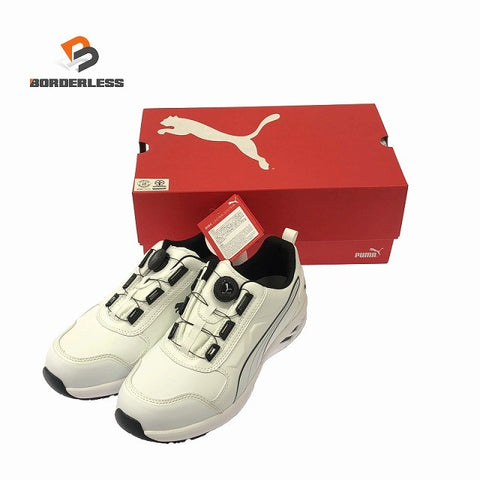 ☆未使用品☆PUMA プーマ 28.0センチ/cm 安全靴 64.248.0 RIDER 2.0 ライダー2.0 ホワイト ディスク ロー 作業靴 現場 プロスニーカー134973