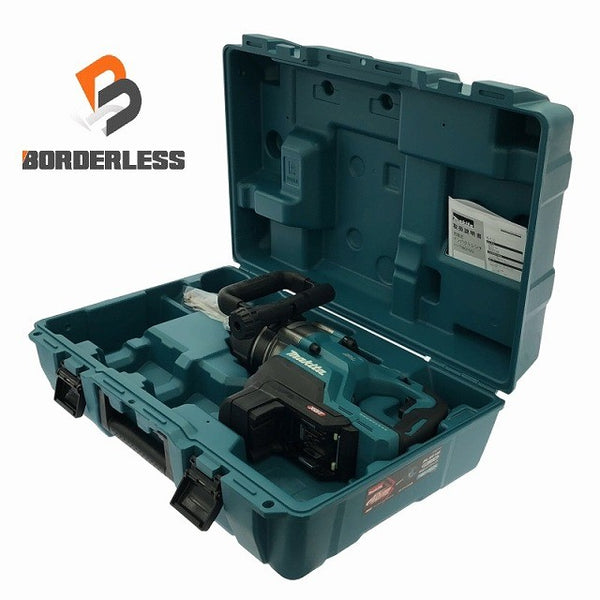 ☆未使用品☆makita マキタ 40Vmax 充電式インパクトレンチ TW010GZK 青/ブルー 本体＋ケース ロングアンビル仕様123951 - 1