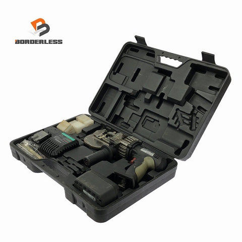 ☆中古品☆IKURA イクラ 育良精機 18V コードレスパンチャー IS-MP15L バッテリー1個(3.0Ah)充電器 替刃付き 電動油圧式 充電式127095