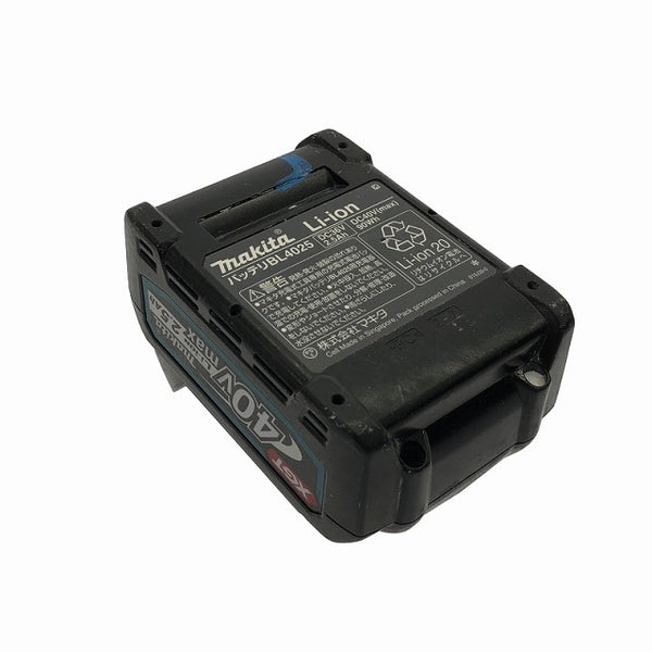 ☆中古品☆makita マキタ 40Vmax 2.5Ah 純正リチウムイオンバッテリー BL4025 リチウムイオン電池 蓄電池 充電池 雪マーク - 5