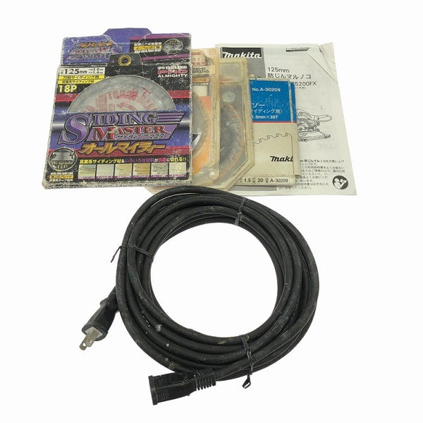 ☆中古品セット☆makita マキタ 100V 小型集じん機 450 防じんマルノコ KS5200FX ホース＋ダストバッグ付 集塵機 防塵マルノコ125240 - 9