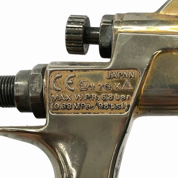 ☆中古品☆アネスト岩田 小形スプレーガン KIWAMI/極み W-101-B8 カップ付 口径1.3mm ハンドスプレーガン エアスプレーガン130678 - 6