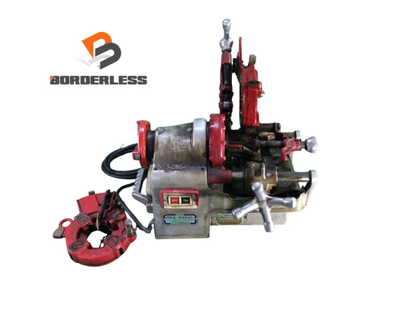 ☆中古品☆REX レッキス パイプマシン N40A3 ねじ切り ダイヘッド付き - 1