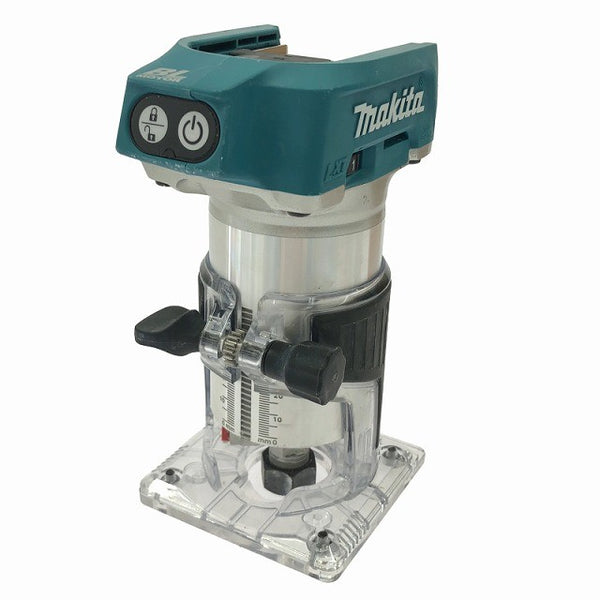 ☆中古品☆makita マキタ 18V 充電式トリマ RT50DZ コードレス トリマー/ルーター ダイヤル変速 木材加工 電動工具136604 - 2