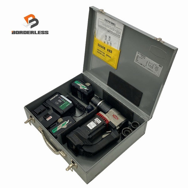 ☆中古品☆TONE トネ 36V コードレスシャーレンチ CSM220 マルチボルトバッテリー2個(BSL36B18)充電器 ケース付 充電式シャーレンチ128328 - 1