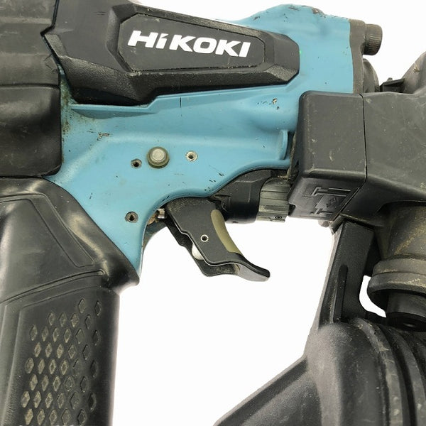 ☆中古品 限定色☆HiKOKI ハイコーキ 90mm 高圧 ロール釘打機 NV90HR2(SCB) 青/セームブルー コイルネイラ エア釘打機 - 9