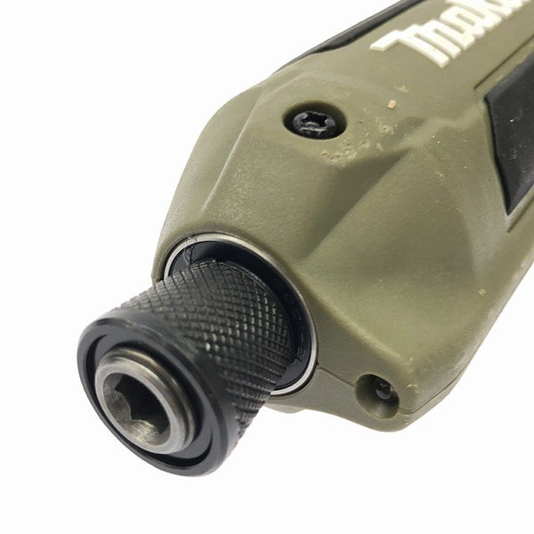 ☆比較的綺麗☆makita マキタ 7.2V 充電式ペンインパクトドライバー TD023DSHXO オリーブ バッテリ2個(1.5Ah) 充電器 ケース付132282 - 8