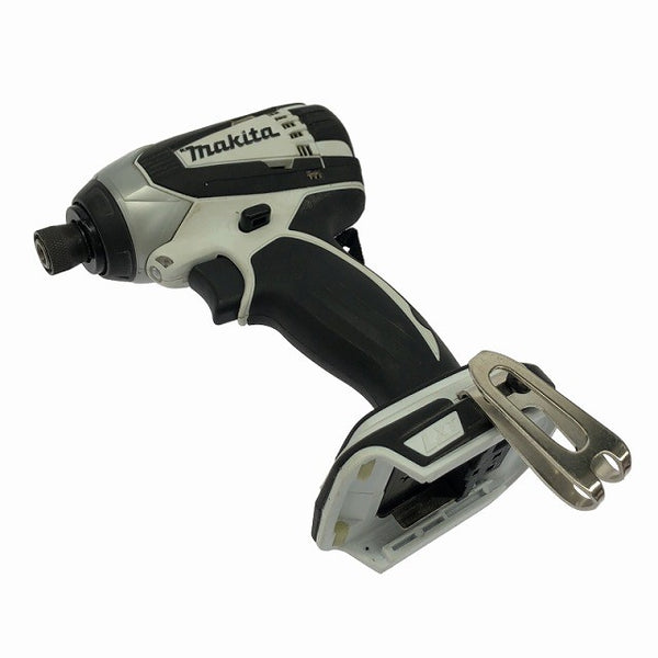 ☆比較的綺麗☆makita マキタ 14.4V 充電式インパクトドライバー TD134DX2 白/ホワイト 充電器 ケース付 コードレス バッテリー式129437 - 4