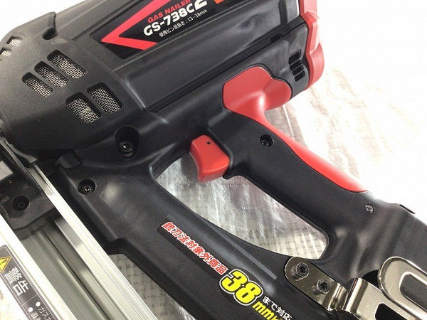 ☆未使用品☆MAX マックス 38mm ガスネイラ GS-738C2 バッテリー2個+充電器+ケース ガス式鋲打ち機 ガス式鋲打機 充電式123952 - 7