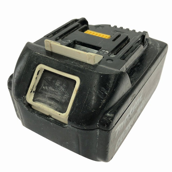 ☆中古品☆makita マキタ 18V 6.0Ah 純正リチウムイオンバッテリー BL1860B 急速 残量表示ボタン 蓄電池 雪/飛行機136904 - 2
