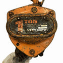 ☆中古品2個セット☆KITO キトー チェーンブロック M3形 CB010 荷重1.0ton/1ton 揚程2.5m 手動式 チェンブロック 吊り具 荷揚げ136502 - 8