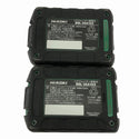 ☆中古美品セット☆HiKOKI ハイコーキ 36V 2.5Ah 純正 マルチボルトバッテリー BSL36A18X(2個) 急速充電器 UC18YSL3137348 - 9