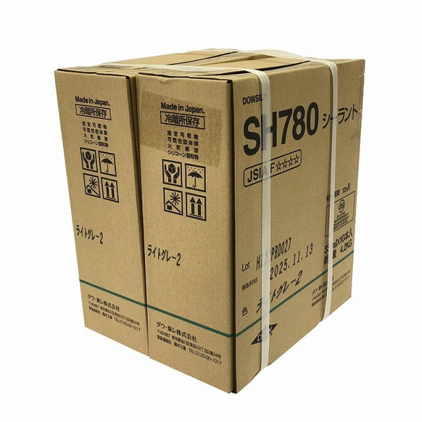 ☆未使用品2ケースセット☆ダウ・東レ株式会社 シーラント ライトグレー2 SH780  330ml×10本入×2ケースセット コーキング材 内装132923 - 4