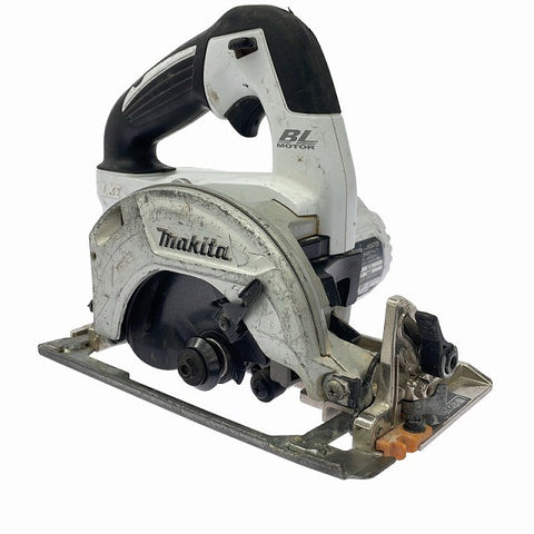 ☆中古品☆makita マキタ 14.4V 125mm 充電式マルノコ HS470D 白/ホワイト 本体 バッテリー1個（14.4V 3.0Ah） コードレス 丸ノコ 丸のこ131943 - 0