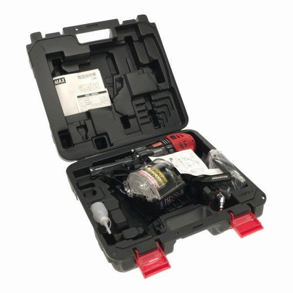 ☆未使用品☆MAX マックス 高圧 65mm釘打機スーパーネイラ コイルネイラ HN-65N4(D)-G エアロスター クールグレー エアーツール118535 - 3