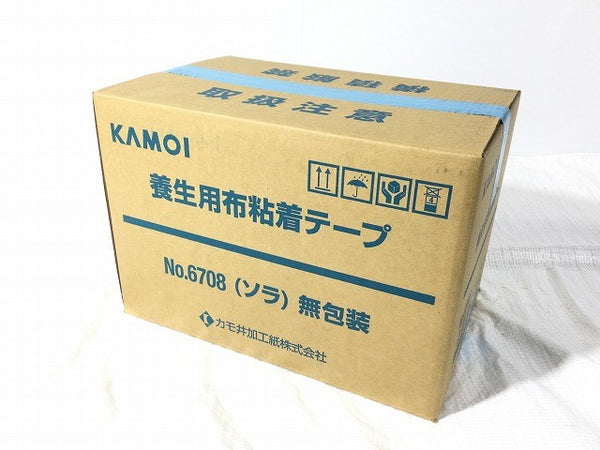 ☆未使用☆KAMOI カモ井加工紙 養生用布粘着テープ NO.6708 25mm×25m 60巻入 ソラ無包装 水色 カモ井加工紙株式会社117146 - 2